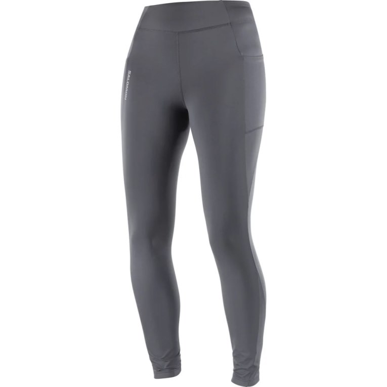 Calça Legging Salomon Cross Warm 28'' Feminino Cinzentas | PT C27653